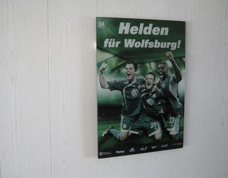 Poster von Fußballspielern des Vfl Wolfsburg