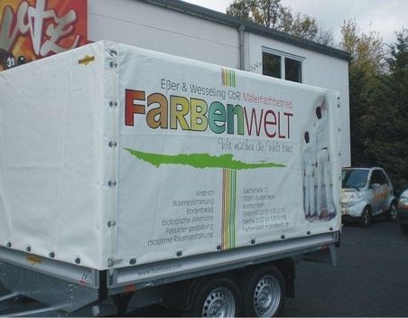 Anhänger mit vollflächig bedruckter Plane